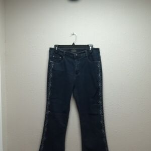 Elegant Black Flare Jeans